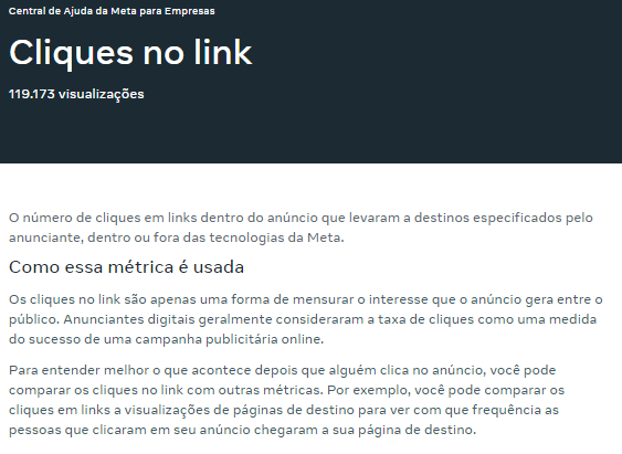 Cliques em Anúncios